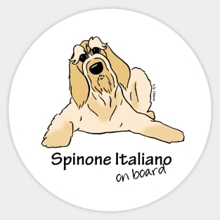 Spinone Italiano on board Sticker